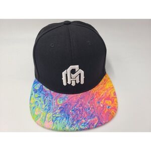 Into The AM Snapback Hat Cap Spring Break Rave Party IAM Men Women Black Rainbow